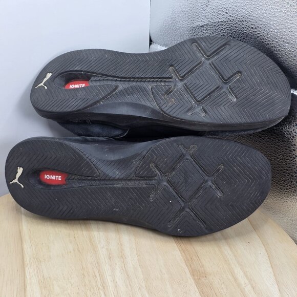 Puma Phenom Ignite Satin Mesh EP Training Women Sneakers Black Size 9.5 Shoes - Picture 8 of 10